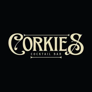 Logótipo do cliente Corkies, coquetelaria